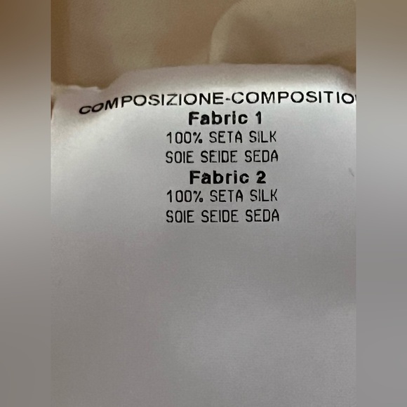 Balenciaga Paris Ivory Silk Afternoon/Cocktail Dress FR42 or US10 - Picture 5 of 7